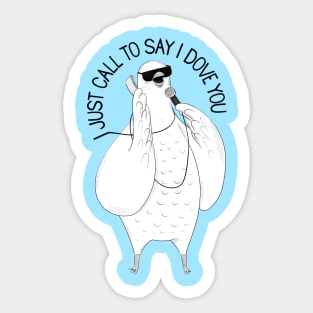 I Dove You | Animal Karaoke Collection Sticker